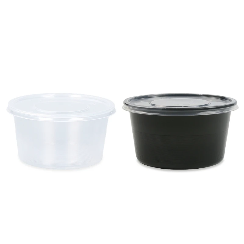 Round Leak-proof Plastic Bowls With Lids